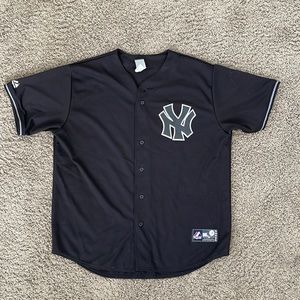 Majestic Black New York Yankees Jersey Men's XL
